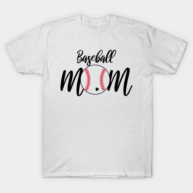 Baseball Mom T-Shirt by Hashop